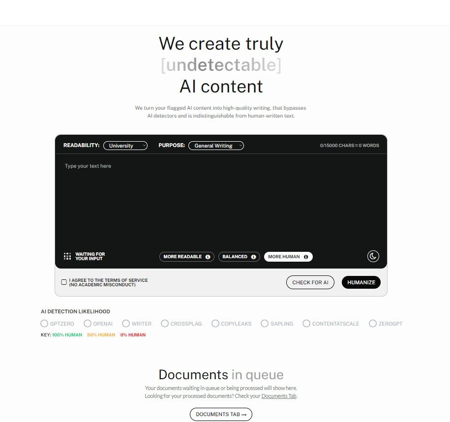 Undetectable AI Writer 