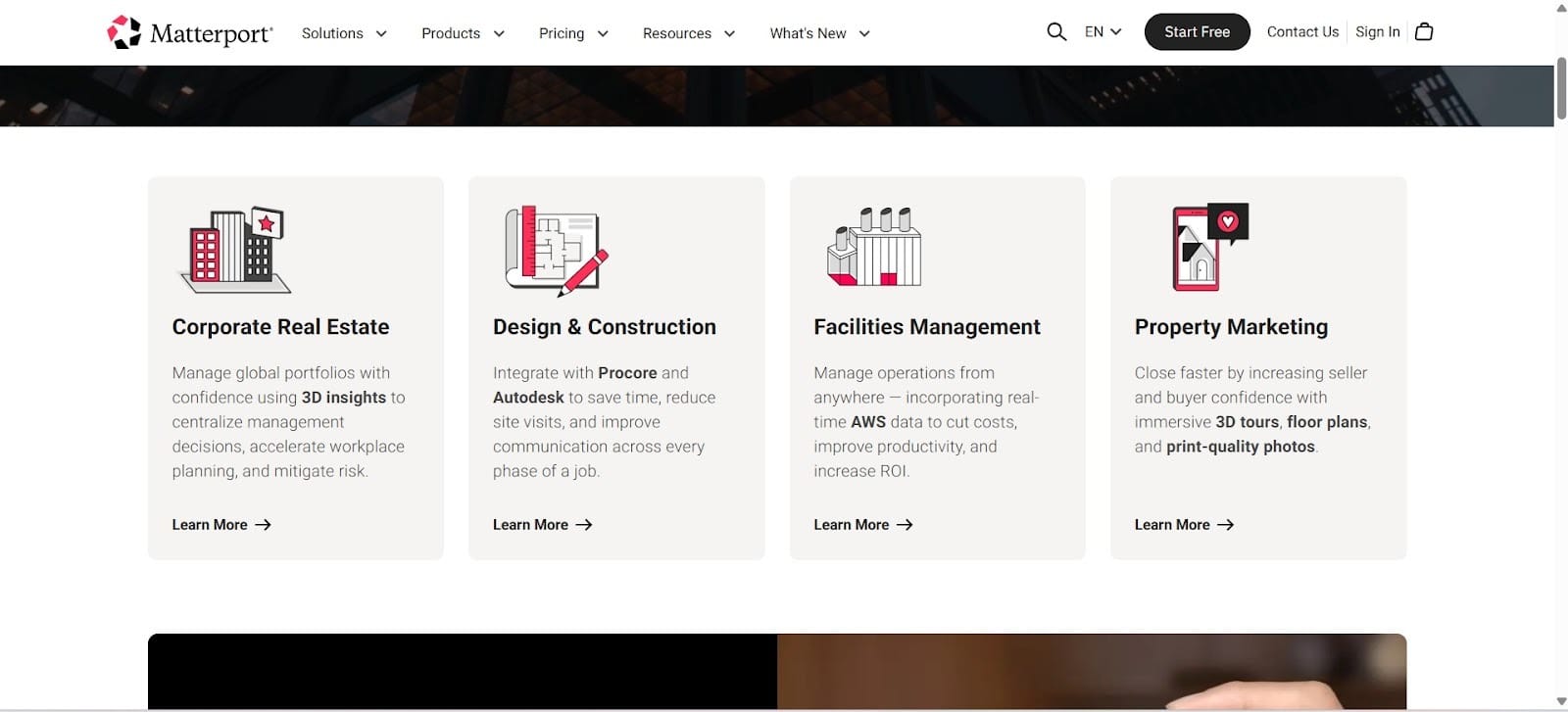 Matterport-style 3D dollhouse view of a modern home interior for an interactive property tour.